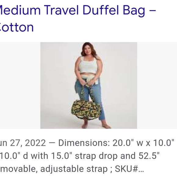 Vera Bradley mini traveler - Picture 5 of 5